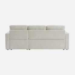 Sofá-cama de canto conversível, 3 lugares