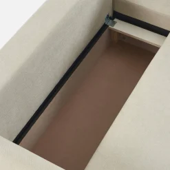 Sofá-cama de canto reversível com arrumação, 3 lugares