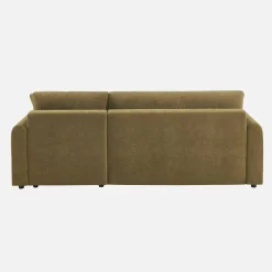 Sofá-cama de canto reversível com arrumação, 3 lugares