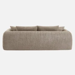 Sofá-cama em tecido bouclé, 3 lugares