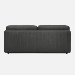 Sofá-cama em veludo canelado, 3 lugares