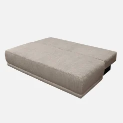 Sofá-cama em veludo canelado, 3 lugares