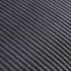 Sofá-cama reversível em veludo canelado com pés em metal, 2-3 lugares