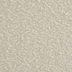 Sofá de canto modular com apoio para os pés em tecido bouclé, 7 lugares