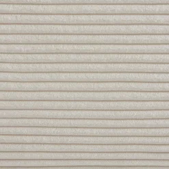 Sofá de canto modular com apoio para os pés em veludo canelado, 5 lugares