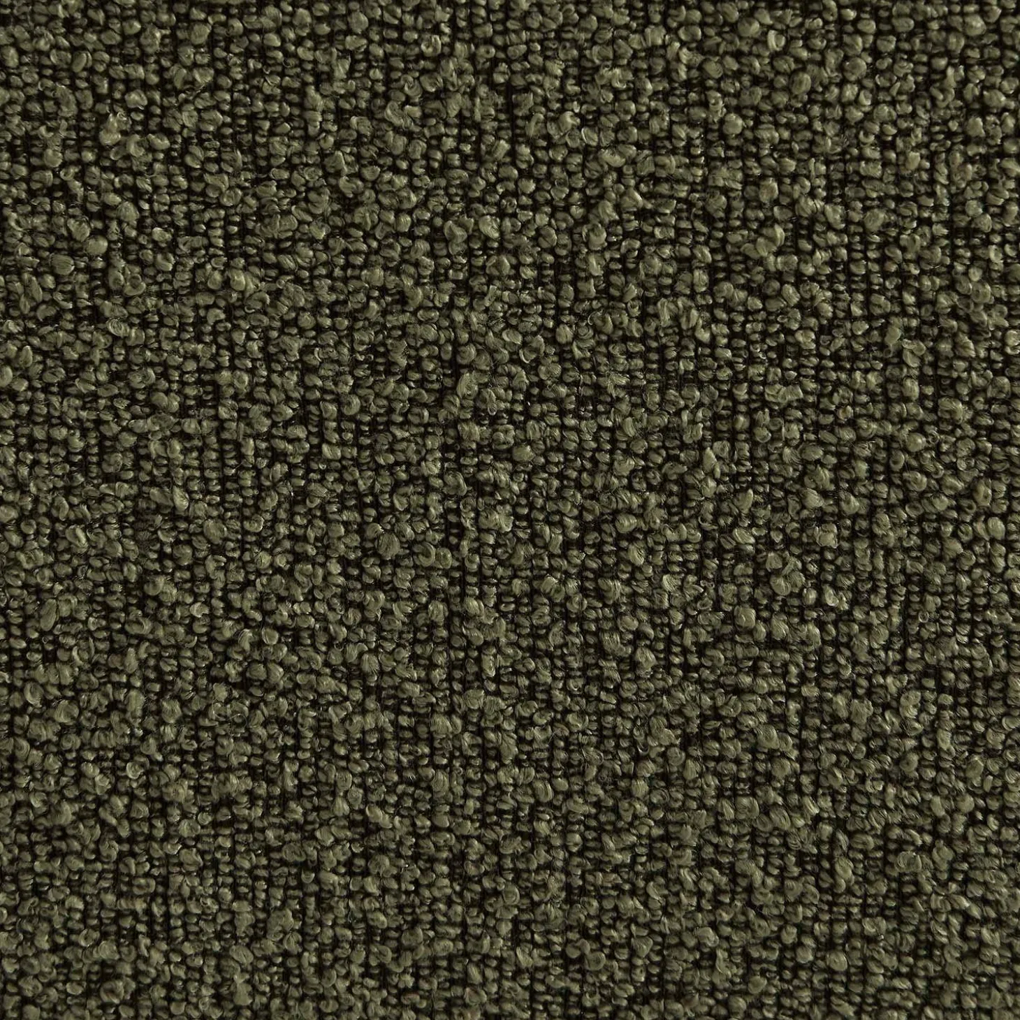 Sofá de canto modular com apoio para os pés em tecido bouclé, 5 lugares