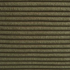 Sofá de canto modular com apoio para os pés em veludo canelad, 7 lugares