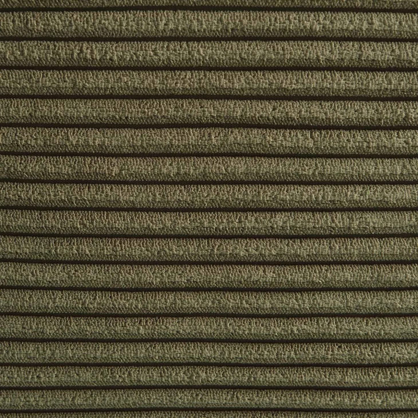Sofá de canto modular com apoio para os pés em veludo canelado, 5 lugares