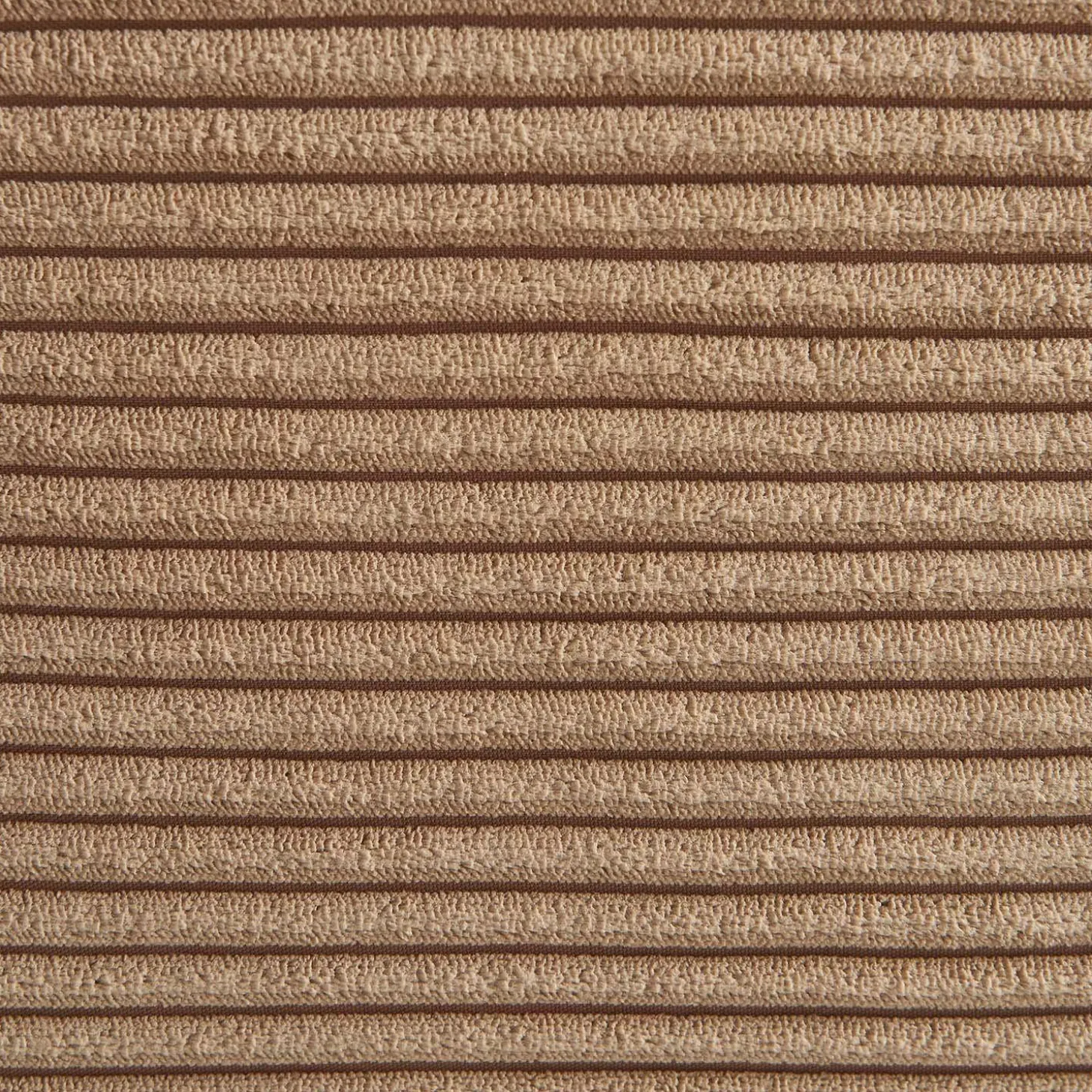 Sofá de canto modular com apoio para os pés em veludo canelado, 5 lugares