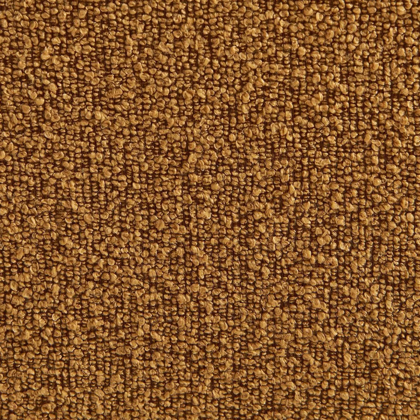 Sofá de canto modular com apoio para os pés em tecido bouclé, 5 lugares