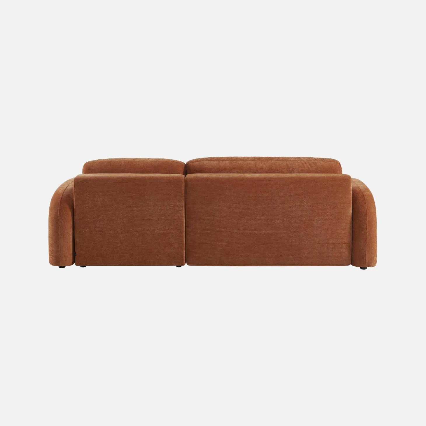 Sofá de canto reversível com chaise longue, cama e baú, 3 lugares
