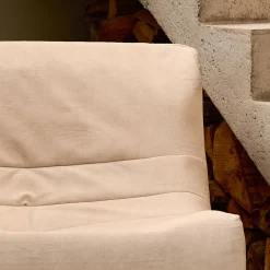 Sofá modular de veludo de 3 lugares