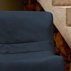 Sofá modular de veludo de 3 lugares
