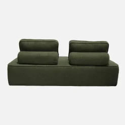 Sofá modular em tecido boucle de 4 lugares