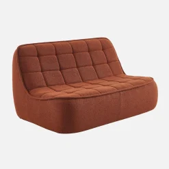 Sofá modular em tecido bouclé, 2 lugares