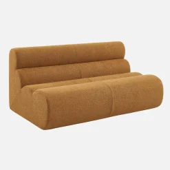 Sofá modular em tecido bouclé, 2 lugares