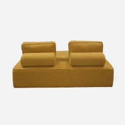 Sofá modular em tecido bouclé, 2 lugares