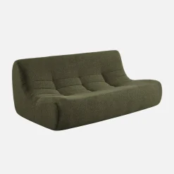 Sofá modular em tecido bouclé, 3 lugares