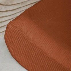 Sofá modular em tecido veludo canelado, 2 lugares