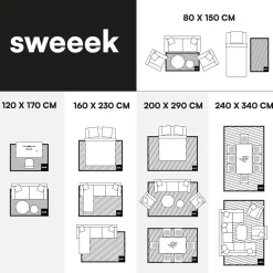 Tapete de efeito juta para interior/exterior em caramelo