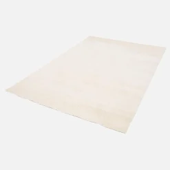 Tapete interior em veludo boucle creme