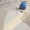 Tapete para crianças bege / creme, tapete para ursinhos de peluche