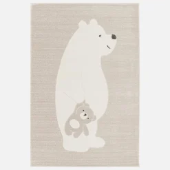 Tapete para crianças bege / creme, tapete para ursinhos de peluche