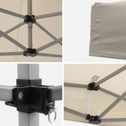 Tenda para eventos ou pérgola dobrável 3x3m