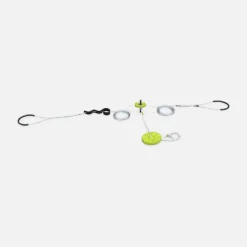 Tirolesa para crianças com baloiço de disco de 30m