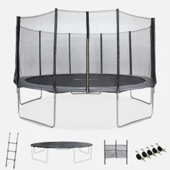 Trampolim 460cm com conjunto de acessórios