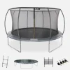 Trampolim 430cm com rede interna e kit de acessórios