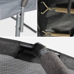 Trampolim com rede interior e conjunto de acessórios, 250cm
