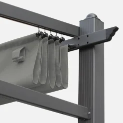 3x4m Murum, cobertura do toldo para pérgola